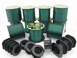 Plecionka Micro Tex zielona 0,20 mm. 