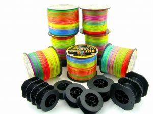 Plecionka Micro Tex kolorowa 0,10 mm.