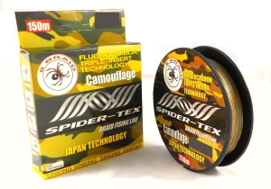 Plecionka Spider tex 8X 150 m. 0,20 mm. Moro Camu Osiem spolotów