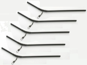 Rurka 25 cm. antysplątaniowa zakrzywiona komplet 5 szt.
