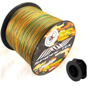 Plecionka Na Metry SPIDER TEX CAMOU 0,20 mm.