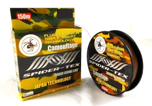 Plecionka Spider tex Camou 150 m. 0,20 mm.