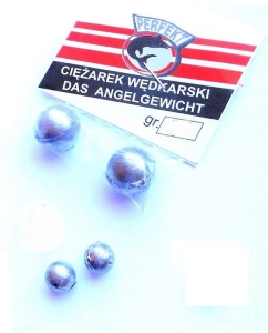 Ołów Ciężarek miękki Kulka przelotowa - 7 gr. 