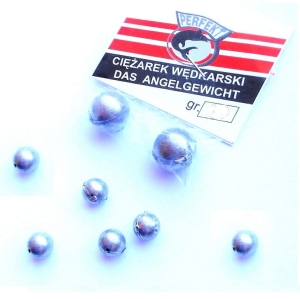 Ołów Ciężarek miękki Kulka przelotowa - 2,5 gr. 