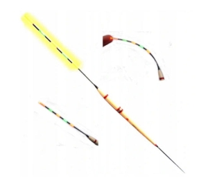 Wysoka Jakość Czuły Spławik LED+Bateria+Tuba 6 gr.  