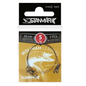 Stanmar przypon stalka Wolframowa 20cm 5kg.