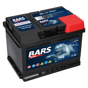 Akumulator Bars Silver 12V 60Ah 570A (EN) P+