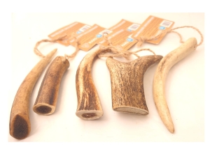 Naturalny Gryzak z Poroża Jelenia HARD L  Dł : 15-18cm. cm. Waga Psa: 8 - 33 kg.