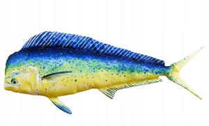 GABY Pluszak Ryba Jak Żywa Zabawka Poduszka KORYFENA 112 cm. NA PREZENT