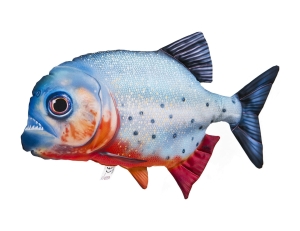 Pirania czerwona poduszka Pluszak Na Prezent Ryba Jak ŻYWA Z Amazonki 47 cm