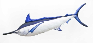 MARLIN CZARNY 118 cm Poduszka Zabawka Maskotka Jak Żywa Na Prezent Gaby