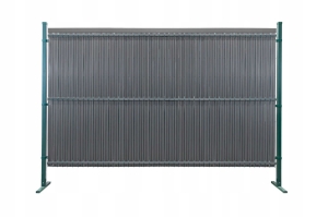 OSŁONA DO PANELI OGRODZENIOWYCH 153 x250 62/80 ANTRACYT Cały gotowy komplet + instrukcja