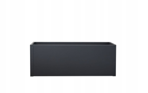 Donica Ogrodowa Profil Pełny Stal Ocynkowana Malowana Proszkowo 180x50x50x2cm. Antracyt