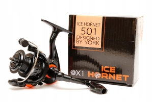 LEKKI Kołowrotek SPINNINGOWY NA PREZENT Na okonie ICE HORNET 5.2:1