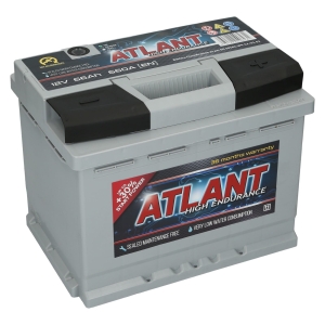Akumulator ATLANT 12V 66Ah 660A L2 P+