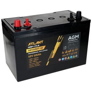 Akumulator ATLANT Deep Cycle 12V 115Ah AEV115-12 330*173*212 DT L