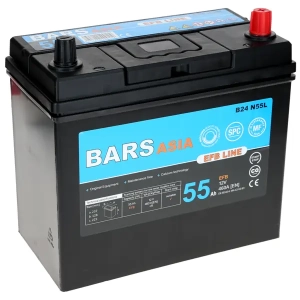 Akumulator Bars EFB LINE 12V 55Ah 460A B24 N55L Japan Start&Stop P+ (L)