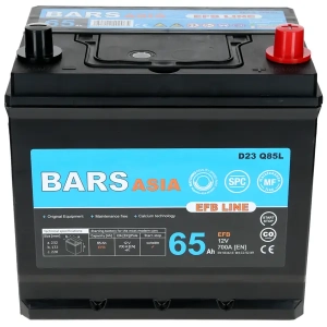 Akumulator Bars EFB LINE 12V 65Ah 700A D23 Q85L Japan Start&Stop P+ (C)