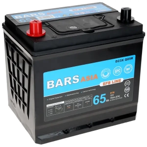 Akumulator Bars EFB LINE 12V 65Ah 700A D23 Q85R Japan Start&Stop L+ (C)