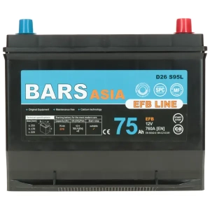 Akumulator Bars EFB LINE 12V 75Ah 760A D26 S95L Japan Start&Stop P+ (C)