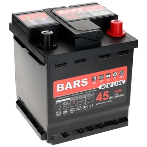 Akumulator Bars AGM LINE 45Ah 450A L0 Start-Stop P+ (C)