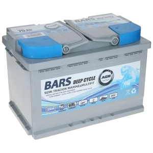 Akumulator Bars Marine AGM Deep Cycle 12V 75Ah L3 P+