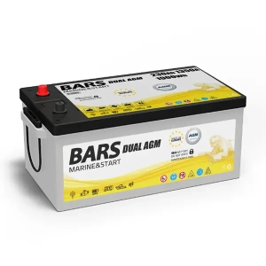 Akumulator Bars Marine Dual Purpose AGM Deep Cycle 12V 230Ah 1350A 1900Wh C P+