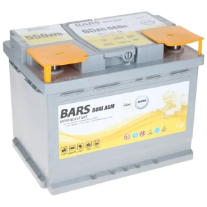 Akumulator Bars Marine Dual Purpose AGM Deep Cycle 12V 65Ah 680A L2 P+