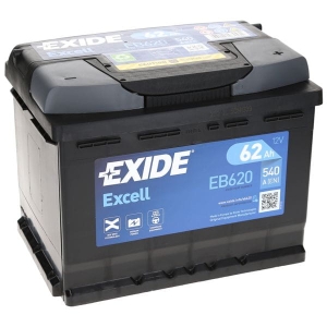 Akumulator Exide EB620 62Ah 540A L2 P+ Excell