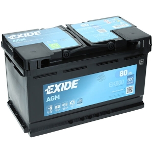 Akumulator Exide EK800 80Ah 800A L4 AGM Start&Stop