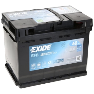 Akumulator Exide EL600 60Ah 640A L2 EFB Start&Stop