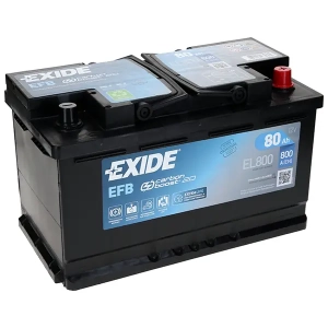 Akumulator Exide EL800 80Ah 800A L4 P+ EFB Start&Stop