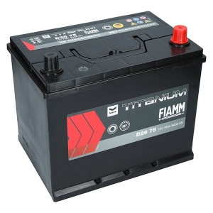 Akumulator Fiamm Black 12V 75Ah 640A D26 75 P+