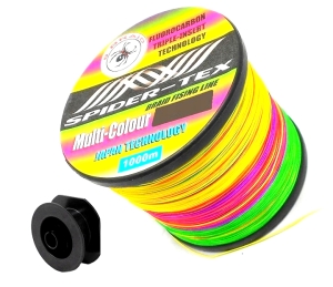 Plecionka SPIDER TEX Kolorowa 0,40mm OSIEM SPLOTÓW