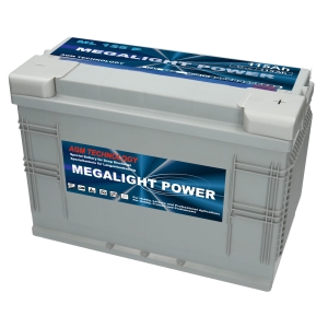 Akumulator MEGALIGHT AGM 12V 115Ah P+