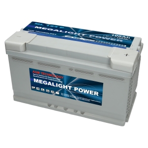 Akumulator MEGALIGHT AGM 12V 100Ah P+